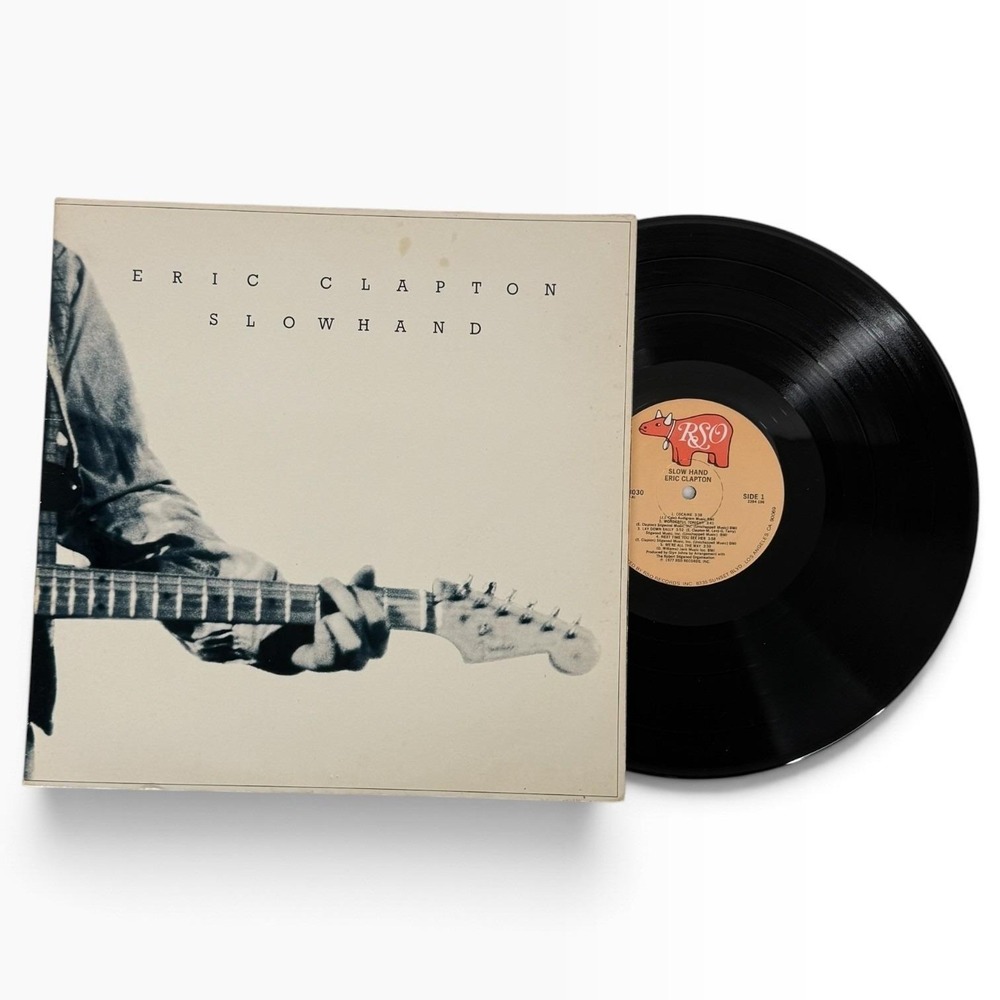 Eric Clapton Slowhand Vinyl LP Album RSO Records RS 1 3030 Gatefold 1977 Tested